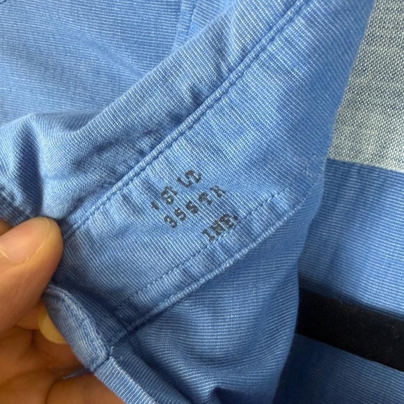 Scotch & Soda 100% Cotton Men's Blue Casual Button-Down Shirt Size XL - Picture 4 of 14